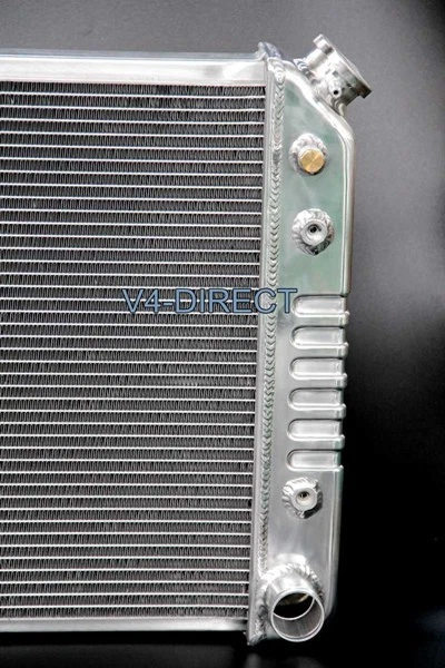 RADIADOR ALUMINIO 3 FILAS CHEVY CAMARO 1970-81 MUCHOS COCHES GM CAMIONES 26" NÚCLEO ANCHO Foto 3 de 4