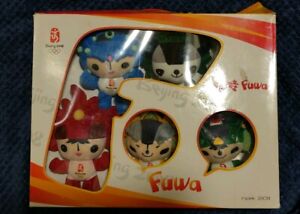 VTG (Set of 5) FUWA 2008 Beijing Olympics Mascot Plush Official Merchandise NEW! | eBay