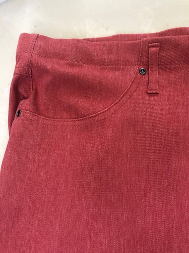 Time and Tru Stretch tailliert Capri Jegging Leggings Off-Red 5X 32-34 Neu mit Etikett 5L52 - Bild 5 von 6