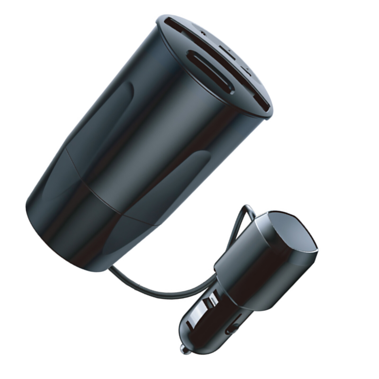 15W Car Wireless Fast Charger Cup Black USB Type-C Charging Dock Accessories