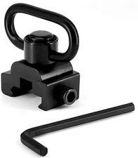 Quick Release/Detach Sling Swivel with Push Button and 1.44'' Loop High Strength