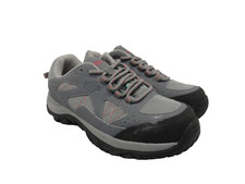 Aggressor Women's Steel Toe SP Safety Athletic Shoe 2501 Gray Pink Size 8M