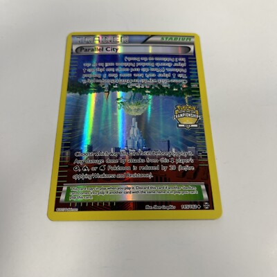 Pokemon TCG: PARALLEL CITY - 145/162 (CITY CHAMPIONSHIPS) Stamp Reverse MP