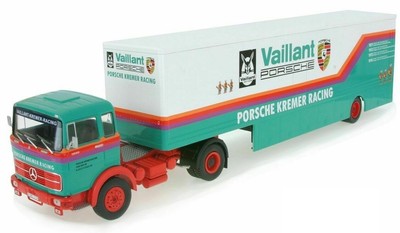 IXOMODELS, MERCEDES BENZ LPS 1632 4x2 und Kastenwagen Vaillant Porsche Kremer...