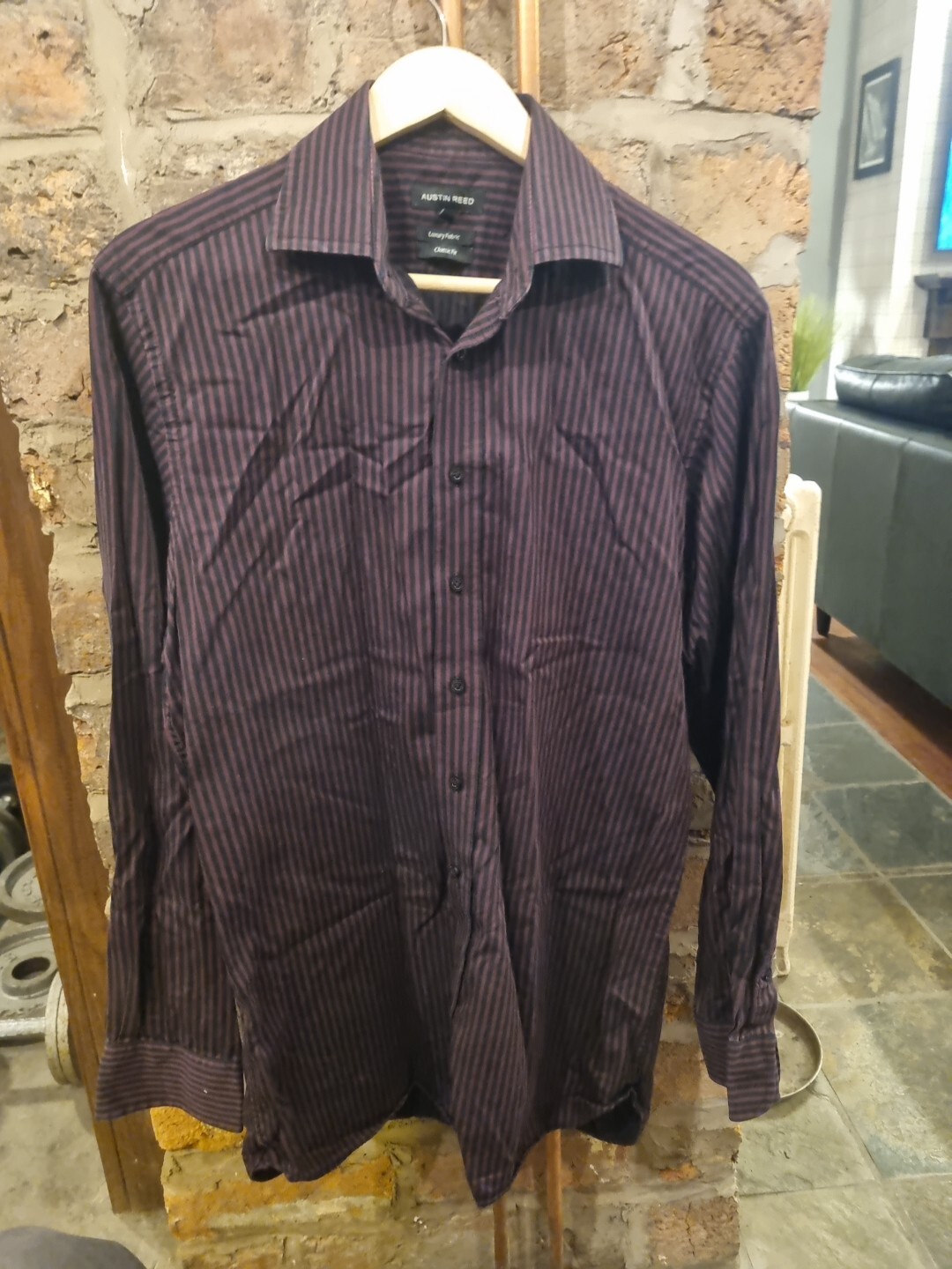 Mens Long Sleeve Shirt /austin Reed 15 1/2 Collar Classic Fit
