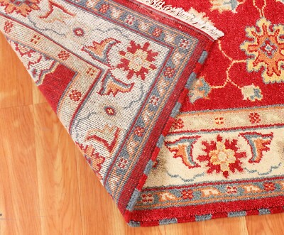 Oushak Living Room Wool Area Rugs Hand Knotted Turkish Oriental Red Carpet 4x6ft