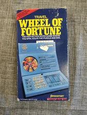 Pressman Games-To-Go Travel Wheel of Fortune 1988 Vintage Board Games *In Box*