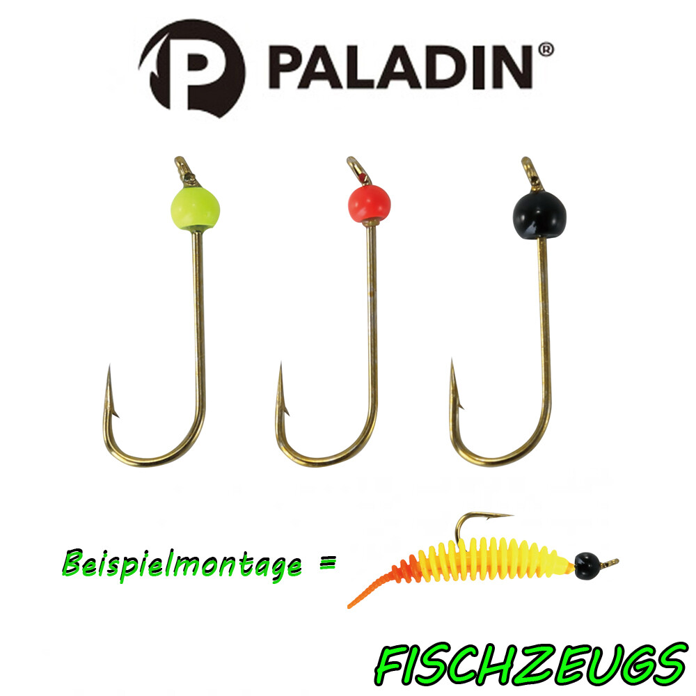 Paladin Haken mit Tungsten Perle Fliegenhaken Micro Jig Trout Hook #4,6,8