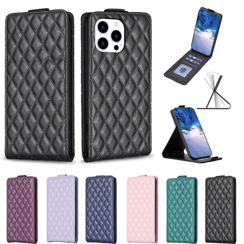 Flip Grid Leather Wallet Phone Case For Xiaomi Redmi Note 13 Pro 12S 11E 10T 11 - Imagen 1 de 10