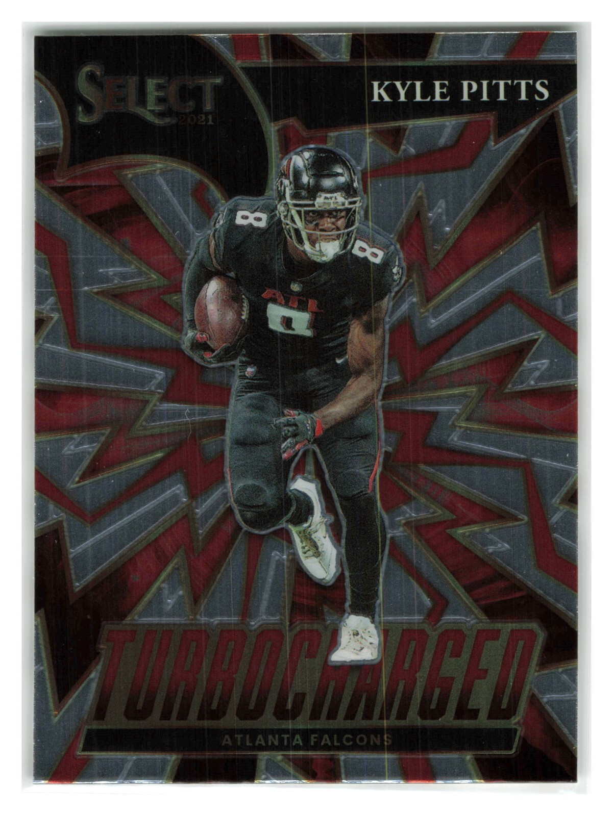 2021 Panini Select Football Kyle Pitts #TUR-10 RC Rookie Turbocharged