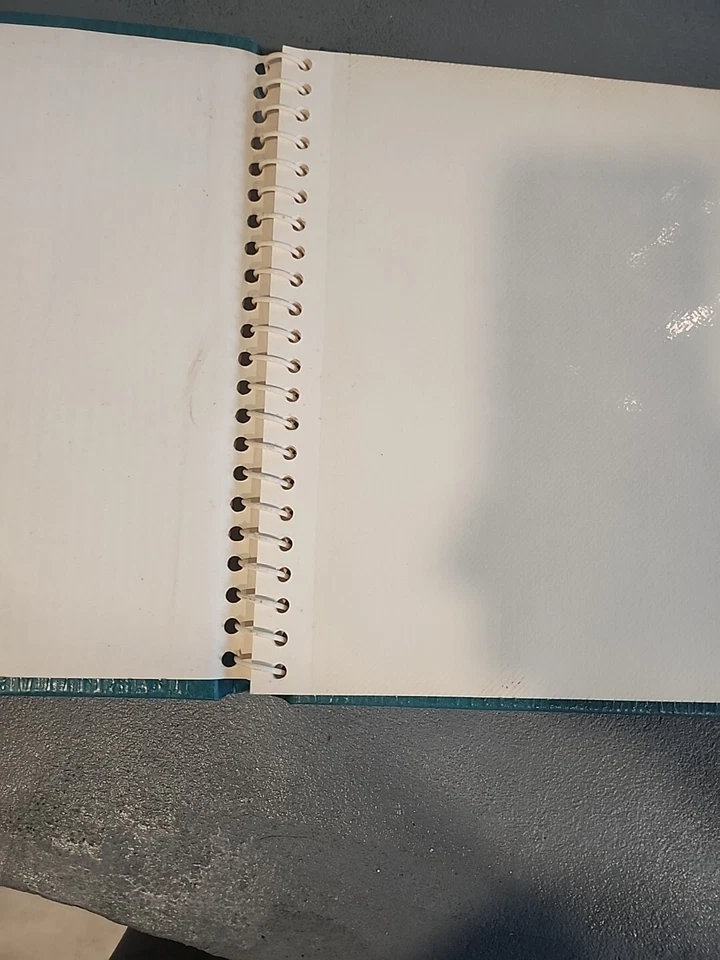 Álbum de fotos vintage genealogía libro verde SIN USAR en excelente estado 9 páginas  Foto 2 de 3