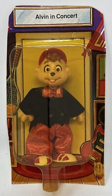 THE CHIPMUNKS Alvin in Concert 3'' figure Poseable Play Pals real clothes NOC