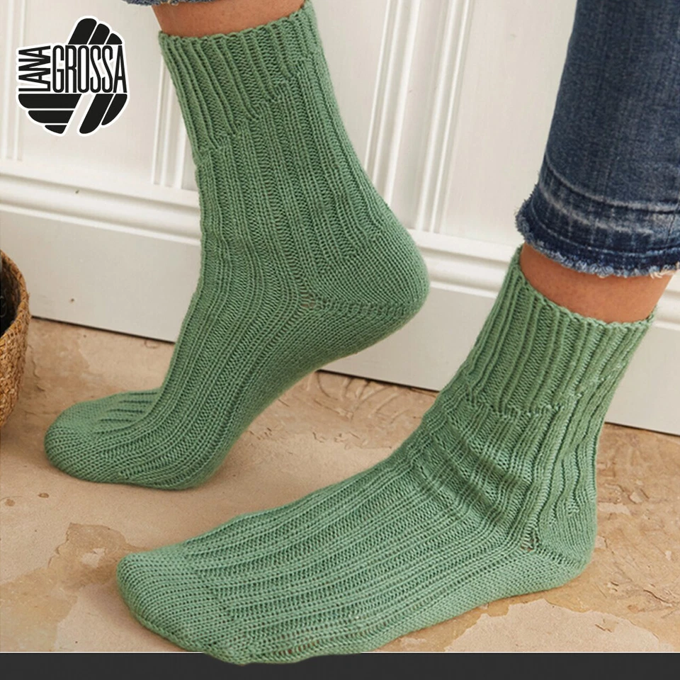 Lana Grossa 100 g Meilenweit 100 Seta Sockenwolle Merino Seide Garn 43 Farben - Bild 2 von 2