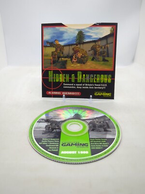 Computer Gaming World August 1999 Hidden & Dangerous Demo Disc