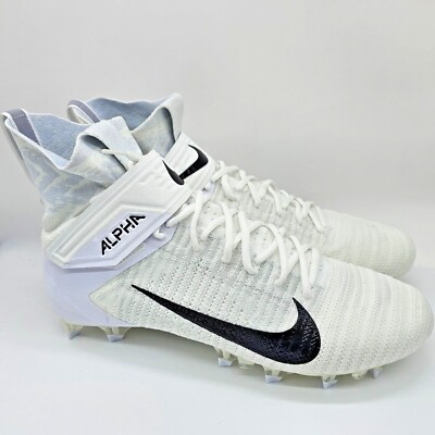 Nike Alpha Menace Elite 2 White Wolf Grey AO3374-101 Football Cleats Multi Size Nike Alpha Menace Elite 2 White Wolf Gray AO3374-101 Men main image 2