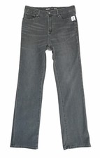 Old Navy Jeans Straight Leg Adjustable Waist Gray 31x30 Youth Size 18