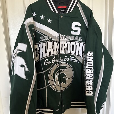 Michigan State Spartans Men 4X Franchise Club Champions Full-Snap