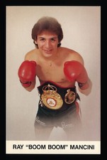1982-84 Ray Mancini ROOKIE Boxing Card Promo RC Handout Postcard Boom Boom MCG