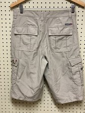 Boys 30  Quicksilver Tan cargo Shorts Casual Surf Skate School