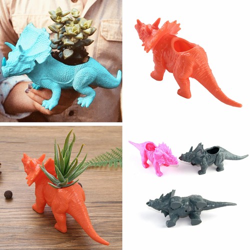 _1Pc Dinosaur Vase Flower Pot Potted Planter Container for Home Office Decor - Picture 7 of 23