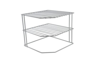 Küchenregale 3 Ebenen Ecke Kunststoffbeschichtet Metall Regal Aufbewahrung Halter Organizer