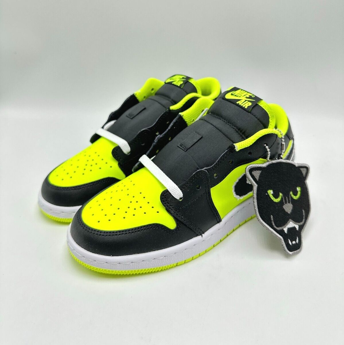 Air Jordan 1 Low SE Black Cat Volt (GS) Youth shoes DX6666 Air Jordan 1 Low SE Black Cat Volt (GS) Youth shoes DX6666