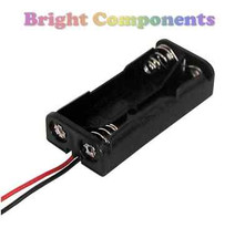 Double AAA Battery Holder - 150mm Wire Leads - UK Seller
