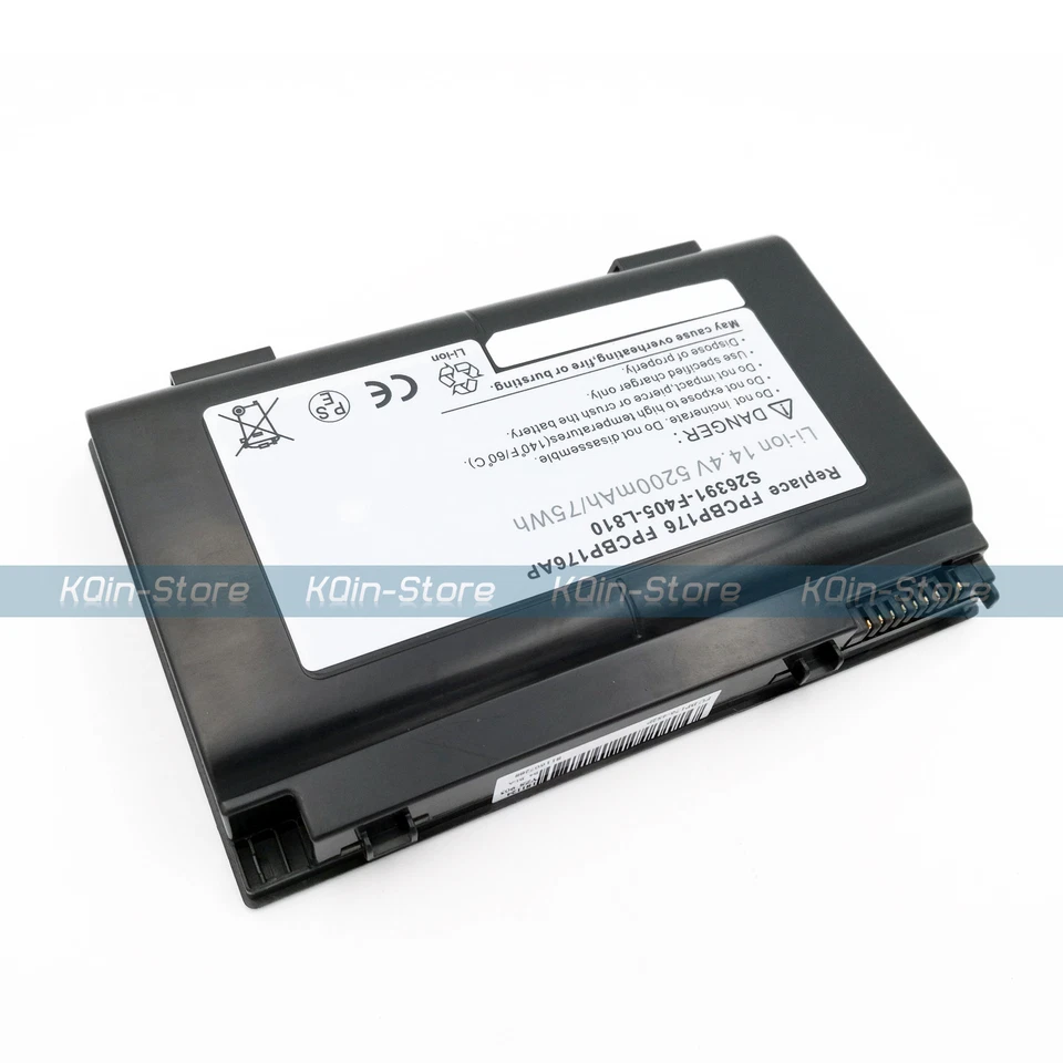 Batería de 8 celdas para Fujitsu LifeBook A1220 A6210 E8410 E8420 FPCBP176AP FPCBP233AP Foto 2 de 4