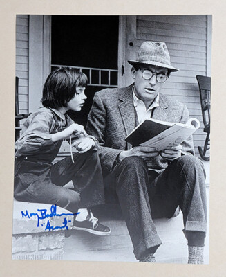 Mary Badham SIGNED 8x10'' PHOTO To Kill a Mockingbird SCOUT coa