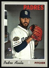 2019 Topps Heritage Pedro Avila Rookie #684 San Diego Padres