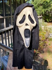 Vintage Easter Unlimited Ghost Face Scream Mask Glow In The Dark