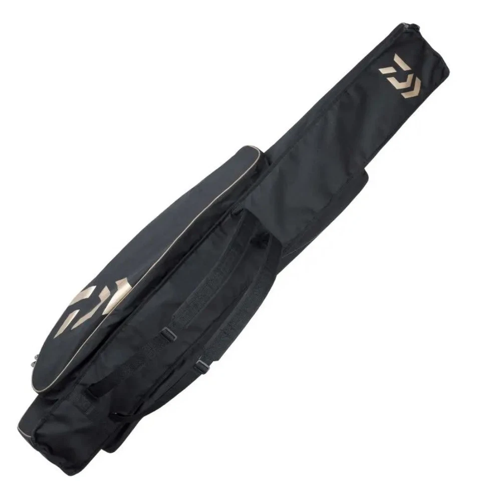 Borsa da trasporto DAIWA Fishing 3 Canne e Mulinello 165 cm Nero/Oro - Immagine 2 di 2