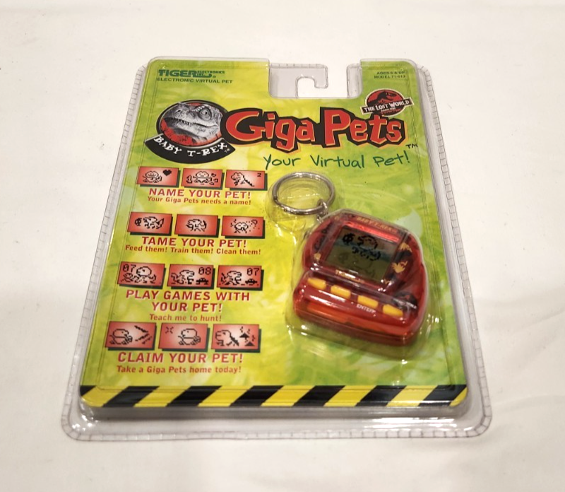 Jurassic Park Giga Pet Baby T Rex NEW VINTAGE RARE Virtual Pet