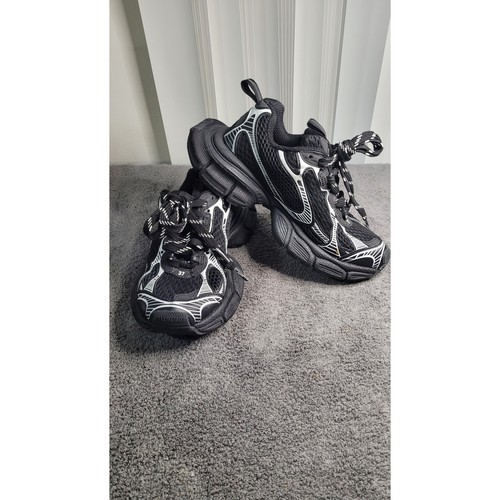 Balenciaga 3XL Sneakers Black White Mesh Chunky Trainers 734731 Size 37 size 7