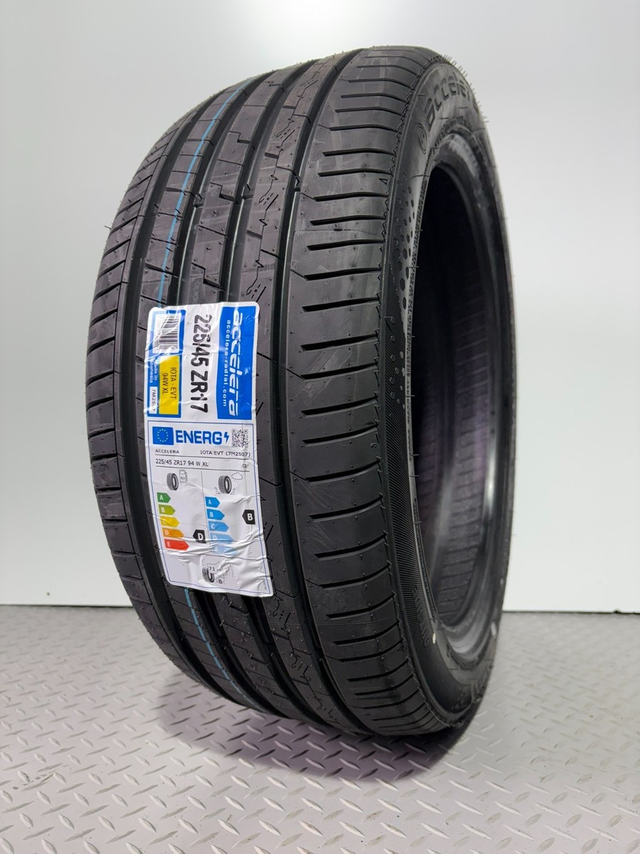 2 x 225/45ZR17 94W ACCELERA EXTRA LOAD TYRES 225/45R17 225 45 17