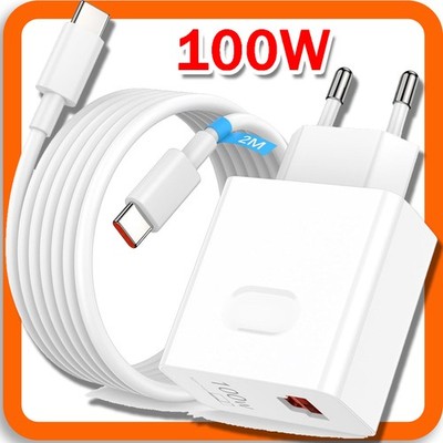 Für Honor 100W Supercharge Usb C Adapter Netzteil Schnellladegerät  Ladekabel