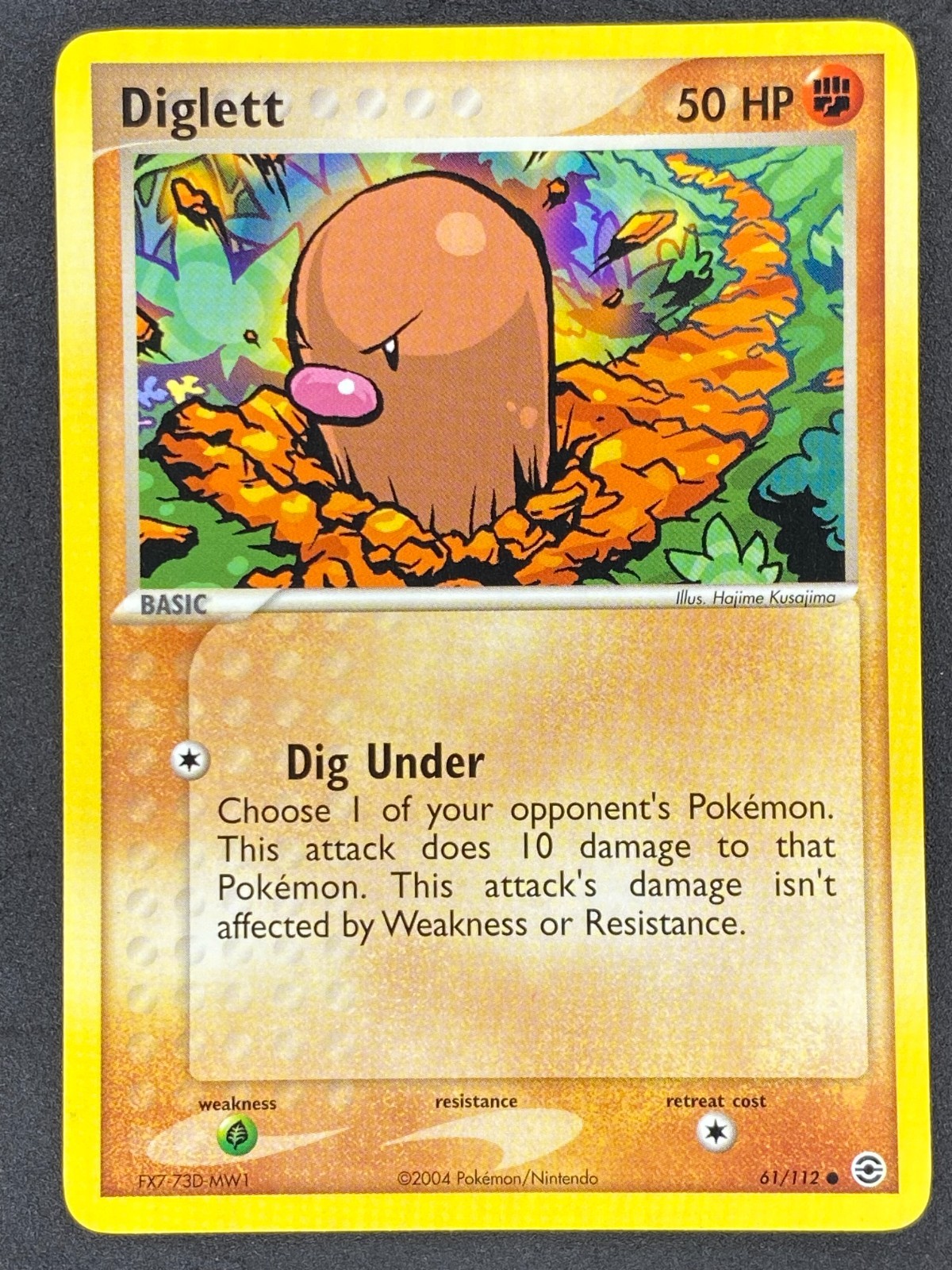 Pokémon Diglett 61/112 RG FireRed & LeafGreen NM
