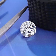Loose 2Ct Round Cut Lab Grown CVD Diamond Natural D Color VVS1 Clarity Certified