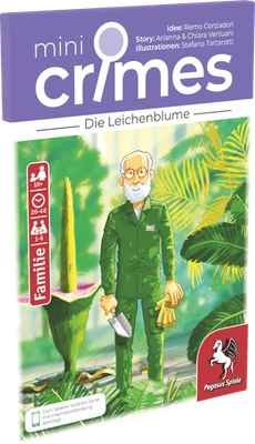 MiniCrimes - Die Leichenblume (DE) Brettspiel kooperative Krimispiel - Bild 1 von 2