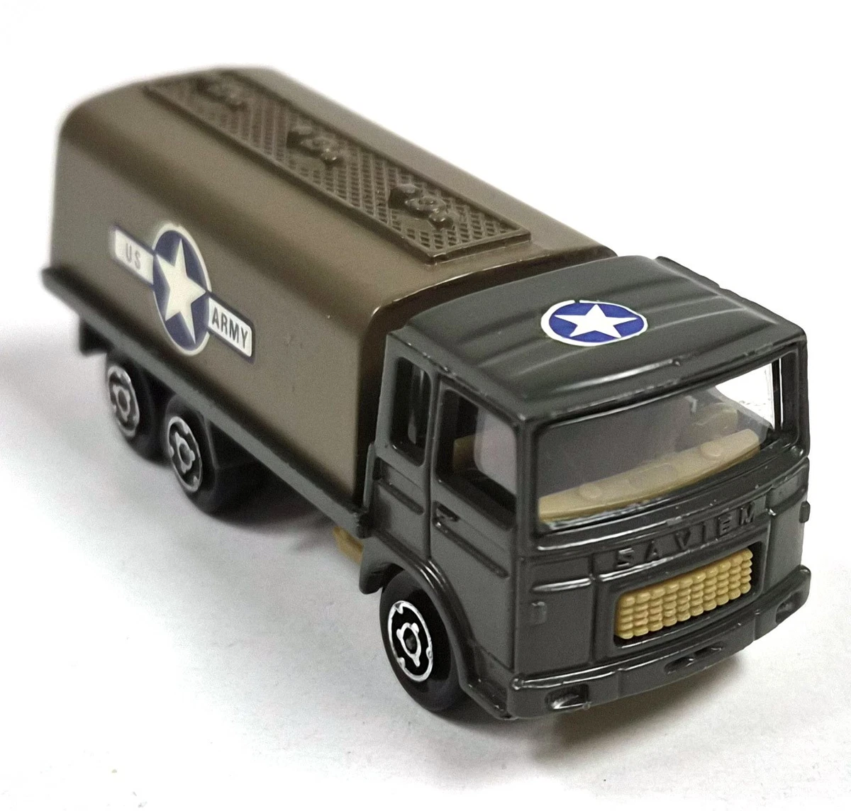 MAJORETTE 1/100 CAMION SAVIEM RENAULT PLATEAU PORTE-CONTAINE La Couture