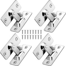 90 Degree Right Angle Door Lock, 4 Pcs Internal Latch Locks for Bedroom... 