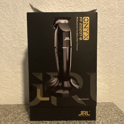 JRL ONYX FF2020T-B Cordless Rechargeable T-Blade Trimmer for Head & Face, Black