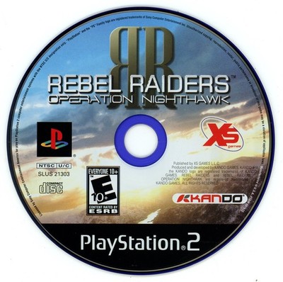 Rebel Raiders: Operation Nighthawk (PS2, 2006) TESTED Resurfaced NO TRACKING