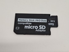 4GB Memory Stick w/ MS Pro Duo Adapter Card