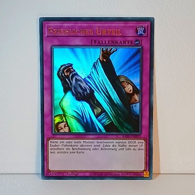 Yugioh Karte Feierliches Urteil RA02-DE075 Ultra Rare NM DE Staple Top 