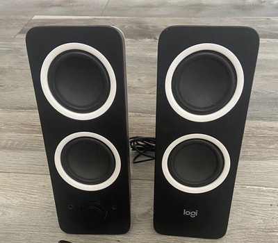 Logitech Z200 10W Multimedia Speakers, Pair - Black w/Adapter