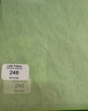 Lee Filters 246 Quarter Plus Green Lighting Gel Sheet