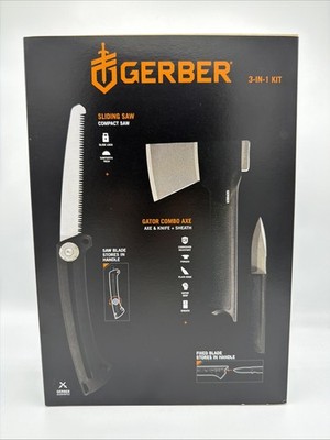 Gerber Gear 3-in-1 Axe, Knife, and Saw Combo Set