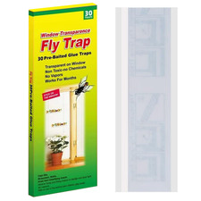 Mosqueda Sticky Fly Trap Paper 30 Pack Non-Toxic Indoor Waterproof