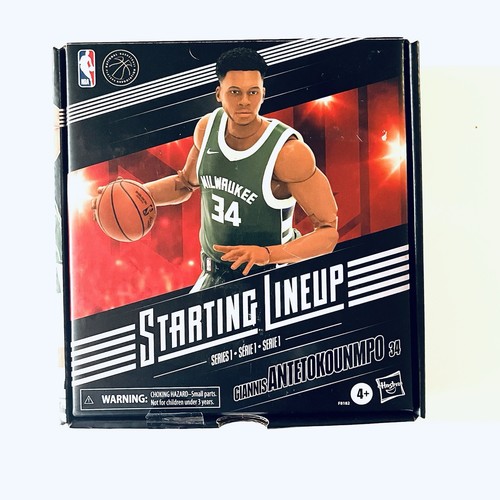 Giannis Antetokounmpo #34 Milwaukee NBA Starting Lineup 2022 Hasbro Series 1 New - Picture 1 of 7